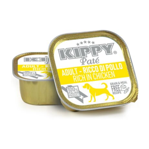 [1969] KIPPY DOG ADULT TARRINA PATÉ POLLO 150GR (22 UND.)