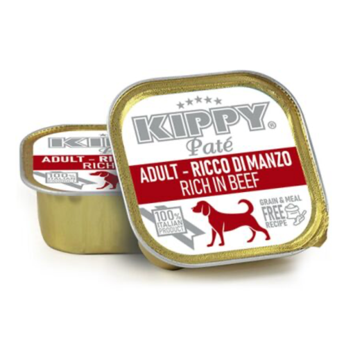 [1970] KIPPY DOG ADULT TARRINA PATÉ TERNERA 150GR (22 UND.)