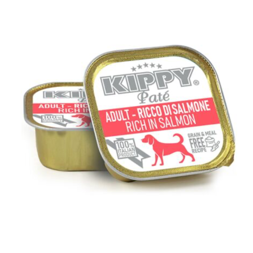 [1971] KIPPY DOG ADULT TARRINA PATÉ SALMÓN 150GR (22 UND.)