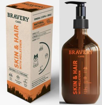 [20PE000500.0003.0048] BRAVERY ACEITE DE SALMÓN SKIN&HAIR (PIEL Y PELAJE) 500ML