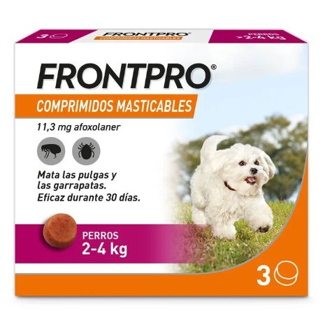 [3150001] FRONTPRO COMPRIMIDOS MASTICABLES DE 2 A 4KG (3 UNID)
