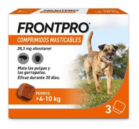 [3150002] FRONTPRO COMPRIMIDOS MASTICABLES DE 4 A 10KG (3 UNID)