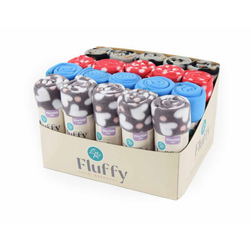 [350444] LEO PET MANTA POLAR SUAVE SURTIDO FANTASIA 70X100 CM