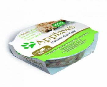 [APP7005CEA] APPLAWS CAT TARRI.PECH-POLLO-ARROZ 10X60G