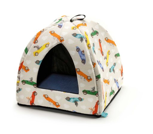 [CB1817041] LEO PET CAMA IGLOO "CLEO" FUNNY CARS 40X40X40H CM