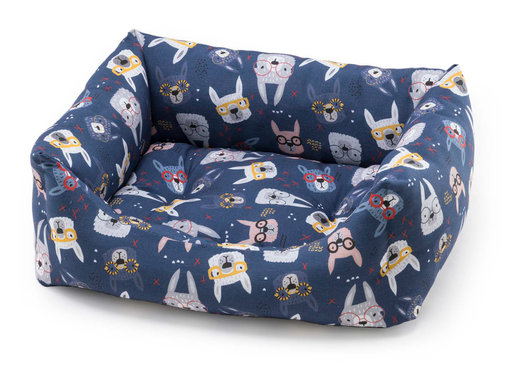 [CB3138032] LEO PET CAMA "RODI" ESTAMPADO ALPACA 60X70 CM