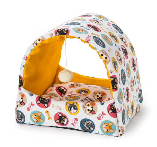 [CB6310035] LEO PET CUNA TIENDA 45x38x40 CM