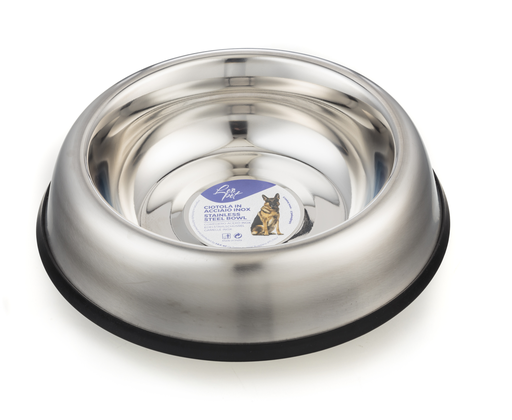 [CD358655] LEO PET BOWL DE ACERO INOXIDABLE ANTIDESLIZANTE 1800 ML
