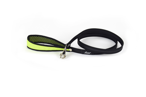 [CGM12071] LEO PET TIRADOR EN MALLA COLOR AMARILLO NEON 115CM