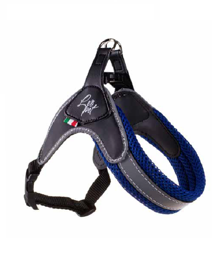 [CGM6024] LEO PET ARNÉS AIRSOFT PVC/MALLA/POLIPOLIMETRICO TAMAÑO 4,CM.50-60 AZUL REAL