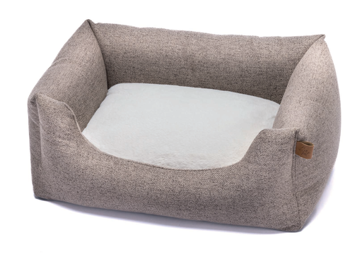 [CP3127052] LEO PET CAMA "RODI" BEIGE NIEVE DESENFUNDABLE 45x60 CM