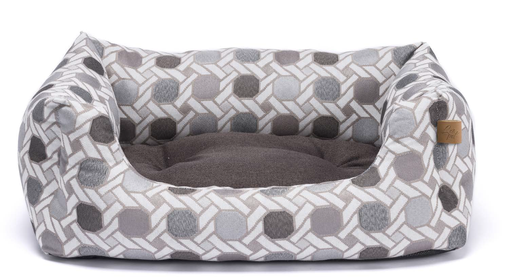 [CP3130054] LEO PET CAMA RODI GEOMÉTRICA GRIS 60X70 CM