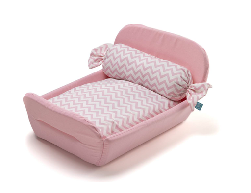 [CP3701059] LEO PET CUNA PUPPIES ROSA ZIG ZAG 45X60 CM