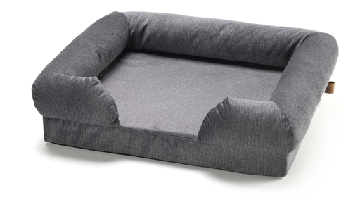 [CP4210062] LEO PET CAMA RECTANGULAR COZY GRIS 50X60X20 CM