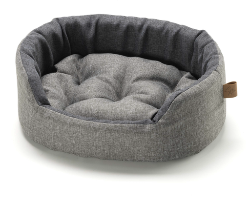 [CP6720069] LEO PET CAMA ESPUMA LUX DOBLE GRIS 55X41X15CM