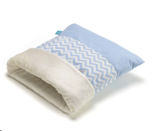 [CP7301060] LEO PET SACO PUPPIES IRIDE AZUL CLARO ZIG ZAG 40X50 CM