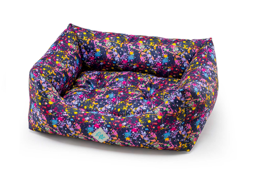 [CT3130017] LEO PET CAMA RODI OXFORD COLORES ABSTRACTOS RESISTENTE AL AGUA 60X70 CM