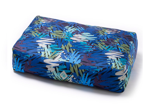 [CT7120016] LEO PET COJÍN LADRILLO CON CREMALLERA OXFORD AZUL OCÉANO RESISTENTE AL AGUA 80X120X15 CM