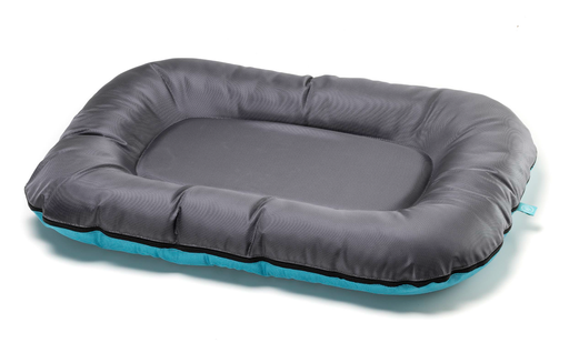 [CT7157004] LEO PET COJÍN OVALADO PLUTÓN GRIS COJÍN IMPERMEABLE DESENFUNDABLE 60X80 CM