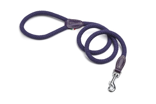 [DV13.2P] LEO PET COTTON ROPE LEAD COLOUR VIOLET 1,2x120 CM