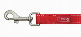 [FD4002400] FREEDOG TIRADOR NYLON REFLECT ROJO 10MM