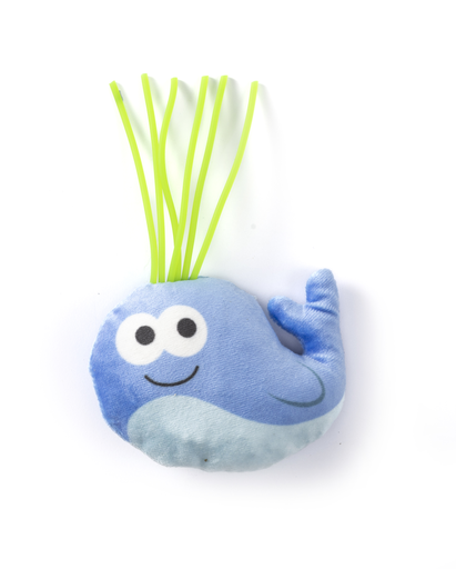 [GH527948] LEO PET JUGUETE GATO "BALLENA" 9 CM (4 UND.)