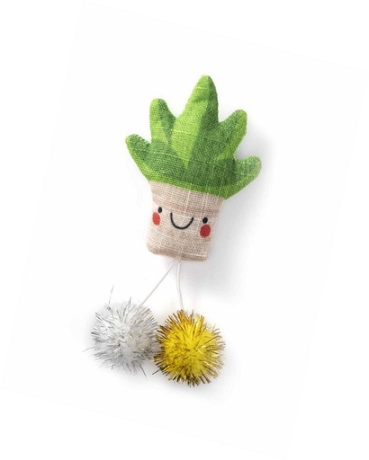 [GH527979] LEO PET JUGUETE GATO "ALOE PON-PON" 10 CM (4 UND.)