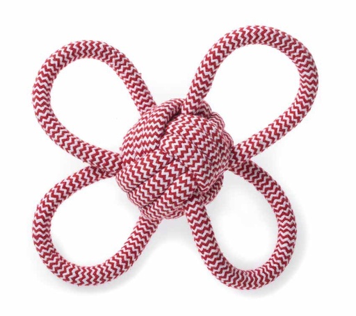 [GHC108] LEO PET JUGUETE BOLA DE CUERDA CON ASAS COLORES VARIADOS 26 CM