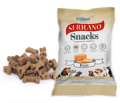 [H68178-2] SERRANO SNACK PERRO DE FOIE (25UND.) 85GR
