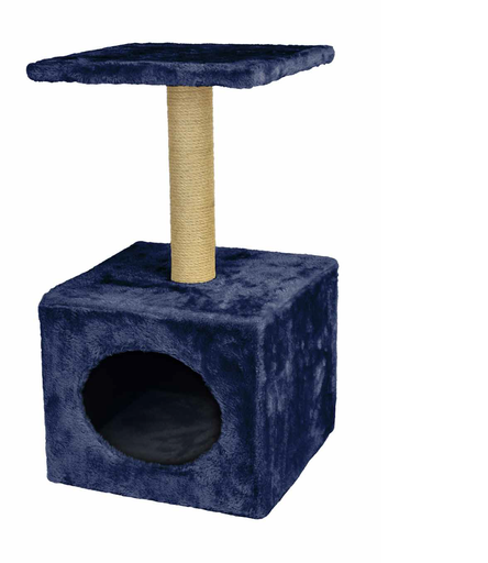 [KI-006BE] LEO PET ÁRBOL PARA GATOS “GIGLIO” AZUL OSCURO 30X30X55H CM