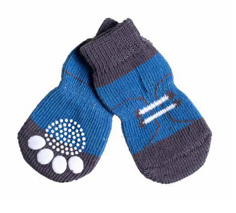 [PS013BS] LEO PET CALCETINES PARA PERRO SNEAKERS BLU TALLA S