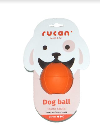 [RU900000001] RUCAN DOG BALL NARANJA DUREZA MEDIA T-M