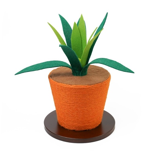 [TG526996] LEO PET RASCADOR GATO PLANTA ALOE VERA 30X30X40 CM