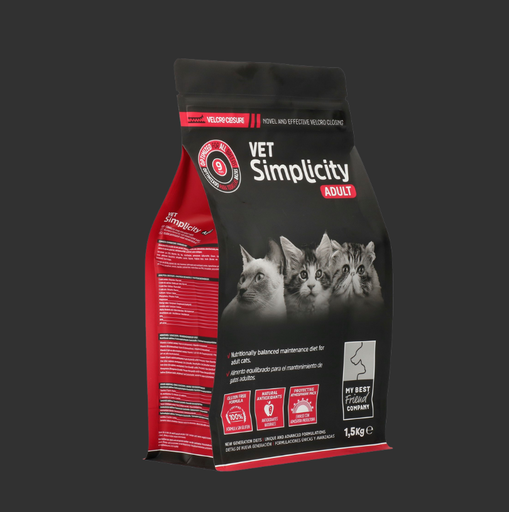 [VSP6201-2014] VETSIMPLICITY  ADULT CAT O TAMBIÉN ESTERILIZADOS  4X1.5KG