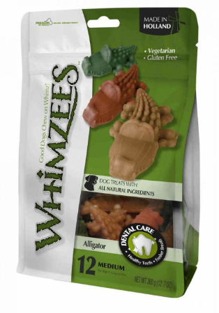 [WH320] WHIMZEES COCODRILO 8,7 CM TALLA-M (BOLSA 12 UND.)