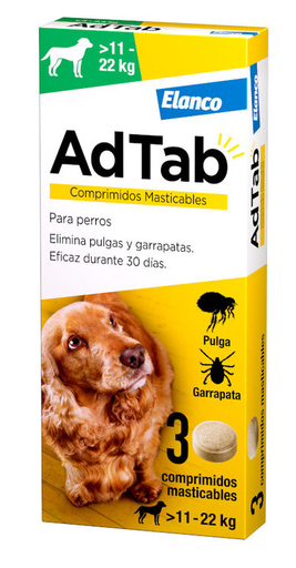 [590129] ADTAB PERRO 450MG 11-22KG MASTICABLE 3CPD