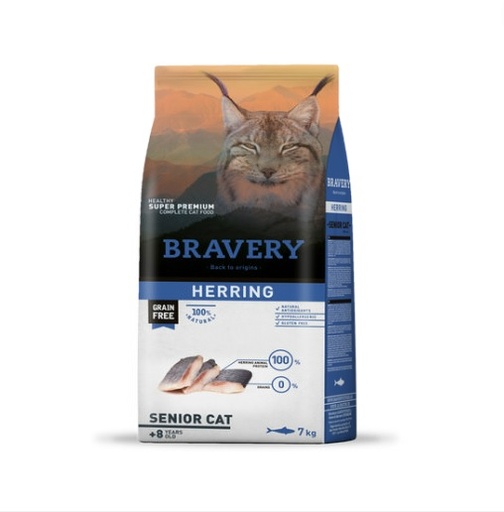 [04GA007000.0015.0060] BRAVERY CAT SENIOR HERRING 7KG