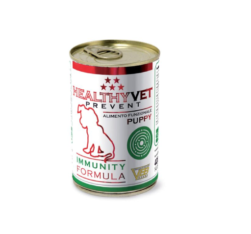 [914] HEALTHY VET INMUNIDAD PARA CACHORROS 400GR (12 UND.)