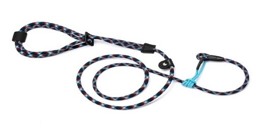 [SM23.MBL/B] LEO PET ARNÉS CORREA DE CUERDA DIAM 10 TALLA M COLOR AZUL/NEGRO