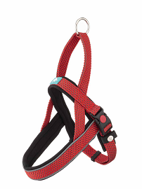 [D11052] LEO PET ARNÉS DE NYLON IMPERMEABLE ADVENTURE "EAST" ROJO XL 65-80 CM