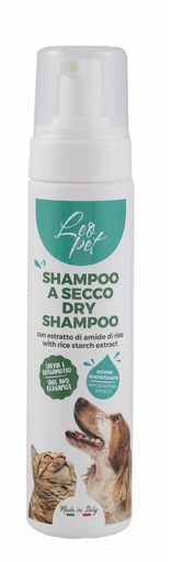 [IC767714] LEO PET CHAMPÚ ESPUMA SECO 200 ML PERRO- GATO (Caja de 6 und.)