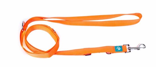 [CGM16085] LEO PET CORREA DE ENTRENAMIENTO EN NYLON ARANCIO 2,5 x 300CM GROSOR 2,2 MM
