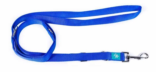[CGM16025] LEO PET CORREA DE ENTRENAMIENTO EN NYLON AZUL 2,5 x 300CM GROSOR 2,2 MM