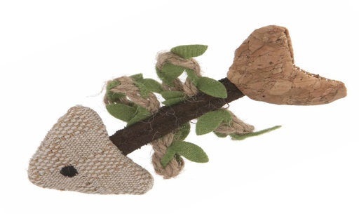 [GH952990] LEO PET ESPINA DE PESCADO EN LINO Y CÁÑAMO NATURAL CON HIERBA GATERA
