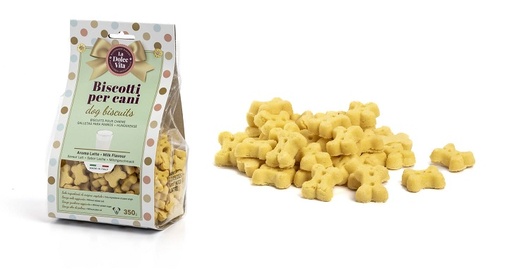 [LDVL1] LEO PET GALLETAS SABOR LECHE BOLSA 350 GR (8 UND.)