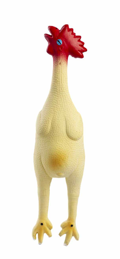 [GH389007] LEO PET JUGUETE POLLO DE LÁTEX 42CM