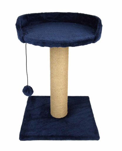 [TG526569] LEO PET RASCADOR GATO MIAMI AZUL OSCURO 40X40X50 CM