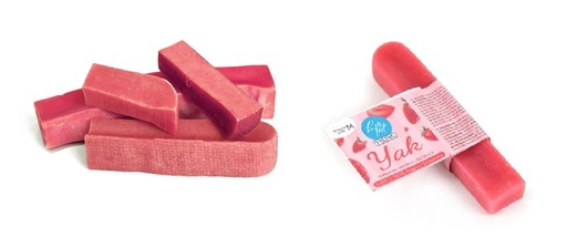 [KY020S] LEO PET SNACK LECHE DE YAK SABOR FRESA TALLA-M (3 UND.)