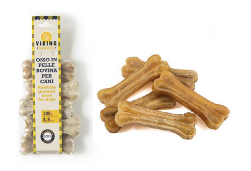 [VK0200] LEO PET HUESO PRENSADO 8,5 CM (BOLSA 5 UND.)