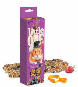 [32250] LITTLE ONE STICKS BAYAS HAMSTER RATA RATONES JERBOS 8X120GR
